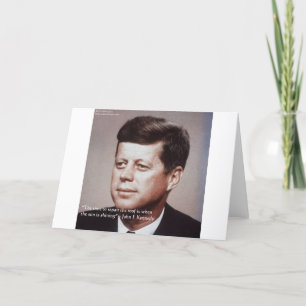 Carte JFK Réparer La Citation Célèbre Du Toit