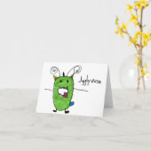 Carte Jigglywoo ・ Ian Mann, âge 6 (Fleur jaune)