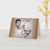 Carte Jim Never Has A Second Cup of Coffee At Home (Fleur jaune)