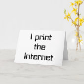 Carte J'imprime Internet (Fleur jaune)
