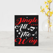 Carte Jingle All The Way Festive Christmas (Fleur jaune)