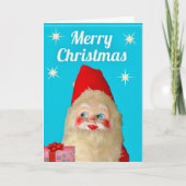 Carte Jingle Bell Jive Retro Kitschy Père Noël Noël (Devant)