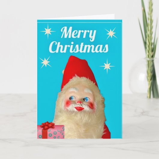 Carte Jingle Bell Jive Retro Kitschy Père Noël Noël (Devant)