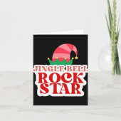 Carte Jingle Bell Rock Star Black Christmas Toddler T Sh (Devant)