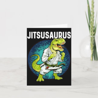 Carte Jitsusaurus Drôle Jiu-Jitsu Brésilien Ju Jitsu