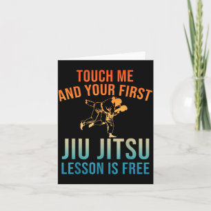 Carte Jiu Jitsu Art pour hommes femmes Jiu-jitsu brésili