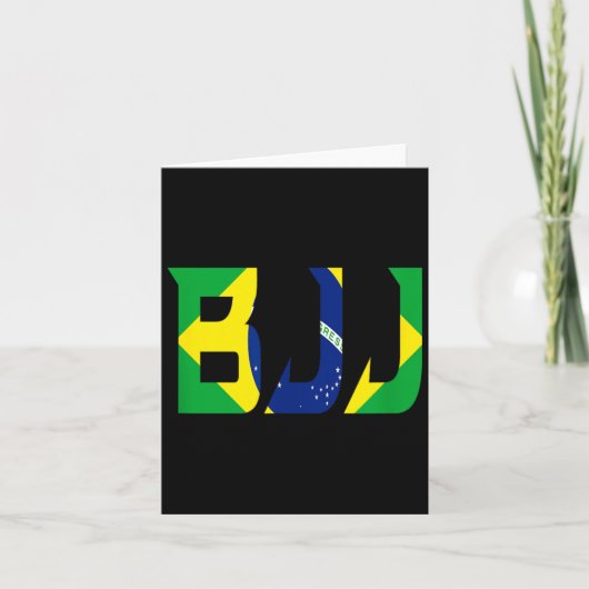 Carte Jiu Jitsu Brésilien BJJ (Devant)