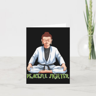 Carte Jiu Jitsu Brésilien et Bouddha BJJ