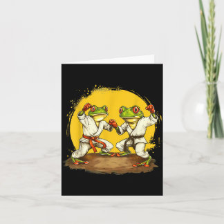 Carte Jiu-Jitsu Toad Taekwondo Judo MMA Kickboxing