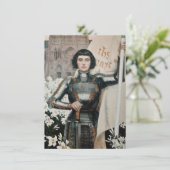 Carte Joan d'Arc (Debout devant)