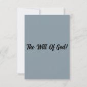 Carte Job 19:25 KJV Bible Ecriture Pic Greeting (Dos)