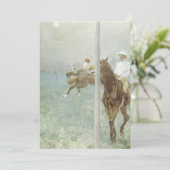 Carte Jockeys avant la course par Edgar Degas (Debout devant)