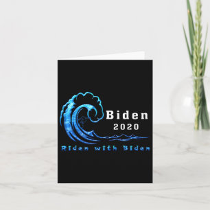 Carte Joe 2020 Riden Avec Biden Président Campagne Liber