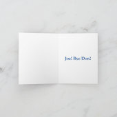 Carte Joe Biden (Intérieur)