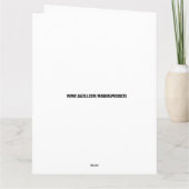 CARTE JOE BIDEN FUNNY ANNIVERSAIRE VOUS REGARDEZ SI JEUN (Dos)