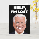 CARTE JOE BIDEN FUNNY BANNIVERTHDAGE GREETING CARD (Fleur jaune)