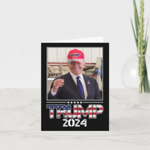 Carte Joe Biden Portant Une Élection Casquette Trump 202