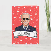 Carte Joe Biden Saint-Valentin (Devant)
