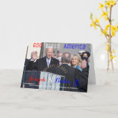 Carte Joe Biden serment d'investiture d'Office 2021 (Fleur jaune)
