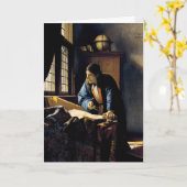Carte Johannes Vermeer - Le géographe (Fleur jaune)