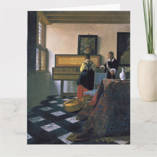 Carte Johannes Vermeer, van Delft, La leçon de musique