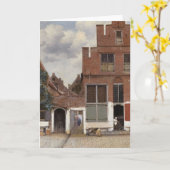 Carte Johannes Vermeer, Vue Des Maisons À Delft (Fleur jaune)