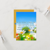 Carte John 14:2 KJV Bible Scripture Pic Greeting (Devant/Arrière en situation)