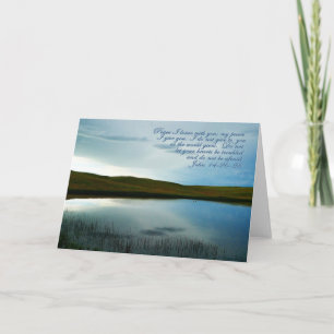 Carte John 14 Peace Inspirational Greeting Card