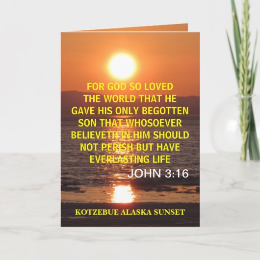 CARTE JOHN 3 16 (Devant)