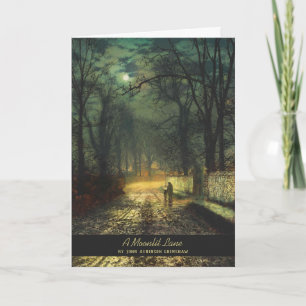 Carte John Atkinson Grimshaw Une voie lune 1874