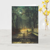 Carte John Atkinson Grimshaw Une voie lune 1874 (Fleur jaune)