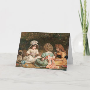 Carte John Everett Millais - Thé de l'après-midi .Les po