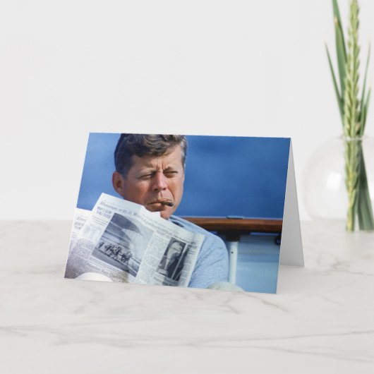 Carte John F. Kennedy Fumage (Devant)