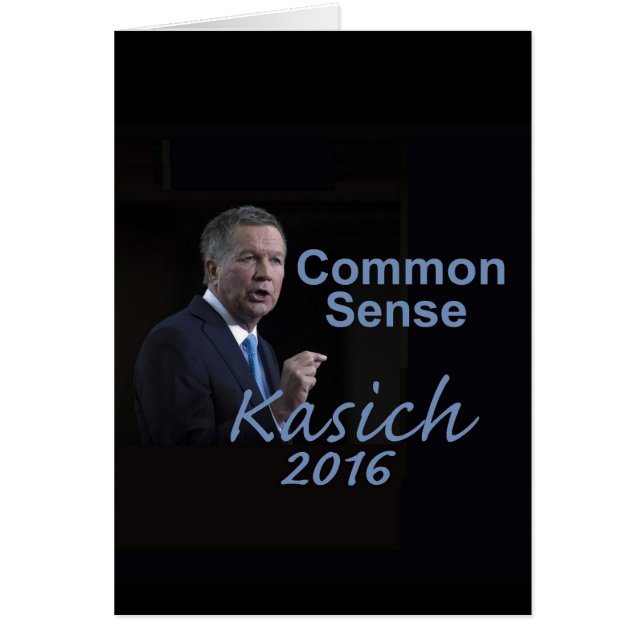 Carte John KASICH 2016 (Devant)