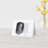 Carte John Lewis & Citation Portrait Belle (Fleur jaune)
