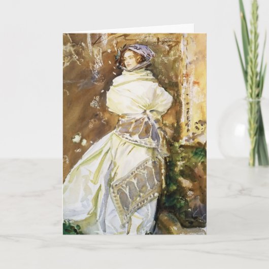 Carte John Singer Sargent : Le châle de cachemire (Devant)