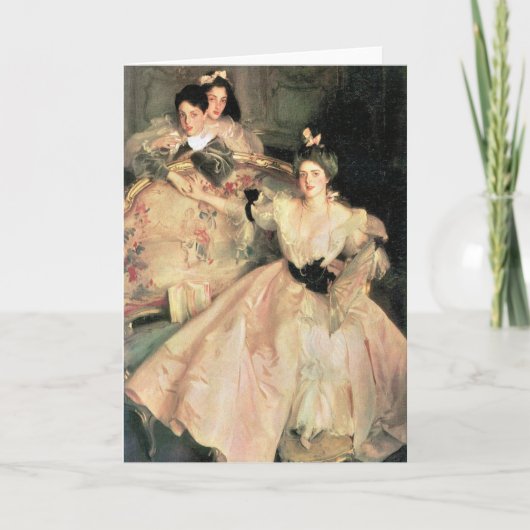 Carte John Singer Sargent - Mme Karl Meyer et son enfant (Devant)