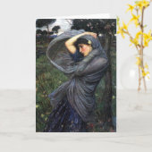 Carte John Waterhouse pré-Raphaelite Boreas (Fleur jaune)