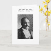 Carte John William "Blind" Boone (Fleur jaune)