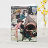 Carte John William Waterhouse Diogenes (Fleur jaune)