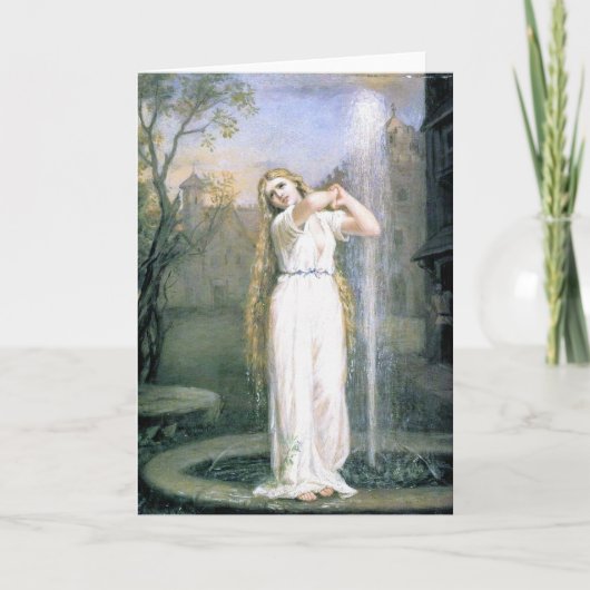 Carte John William Waterhouse Ondine (Devant)