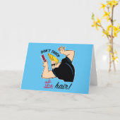 Carte Johnny Bravo Comb - Ne touchez pas les cheveux! (Fleur jaune)