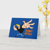 Carte Johnny Bravo Iconic Pose (Fleur jaune)