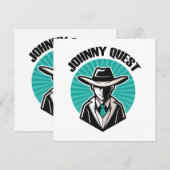 Carte Johnny Quest (Devant / Derrière)