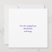 Carte Joie à la couronne d'aquarelle mondiale (Dos)