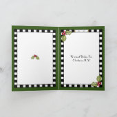 Carte Joie ! Ange de Buffalo Plaid (Intérieur)