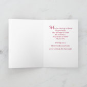 Carte Joie chrétienne de Pâques de la Résurrection en ma (Intérieur)