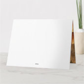 Carte Joie de chiot Terre-Neuve Automne Délice Citrouill (Dos)