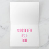 Carte Joie de Pâques (Intérieur)