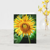 Carte Joie de Tournesol (Fleur jaune)
